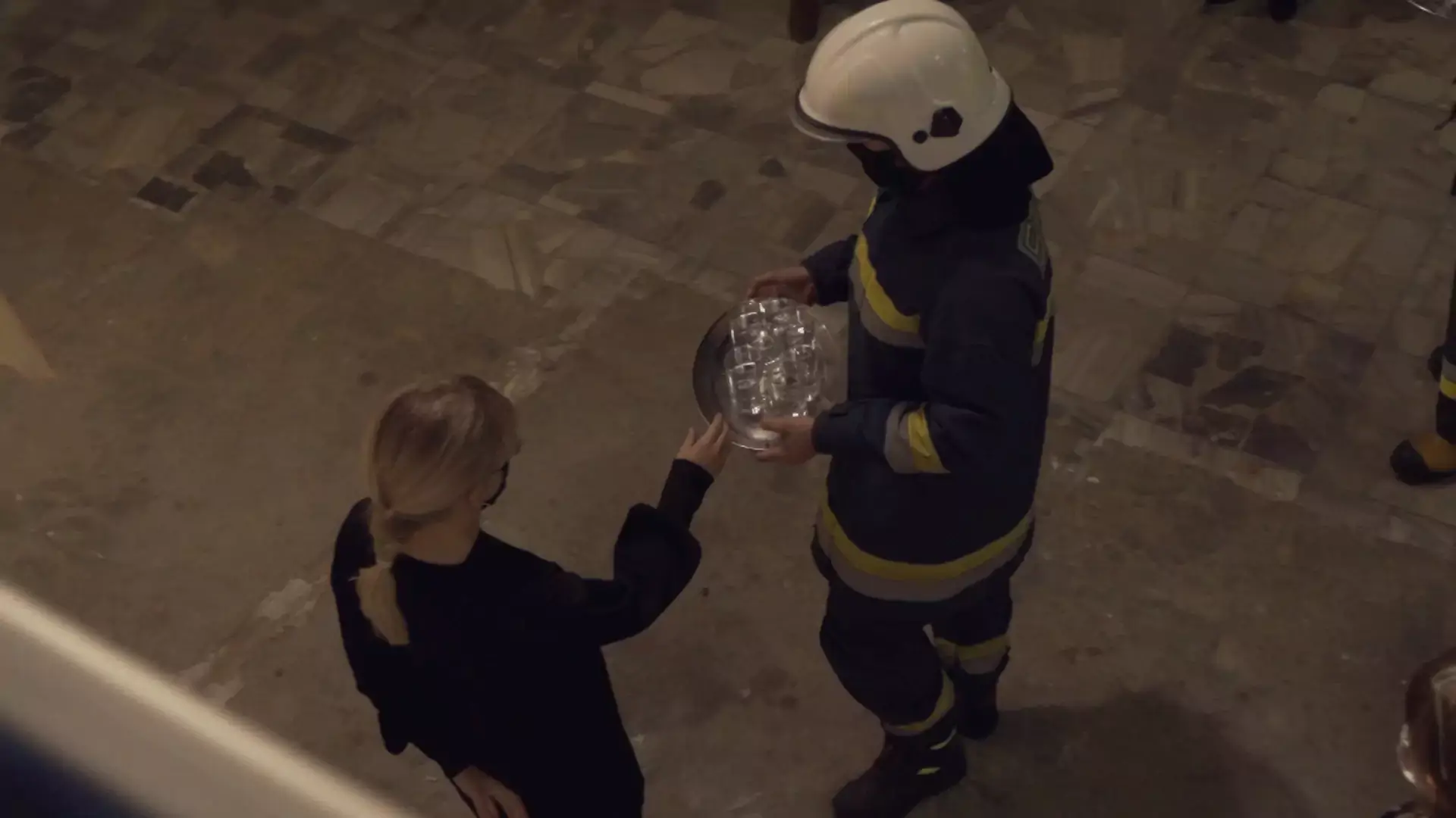 Smilling firefighters